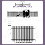 4FT Tall Flat Top Bellhaven Panel - Double Picket