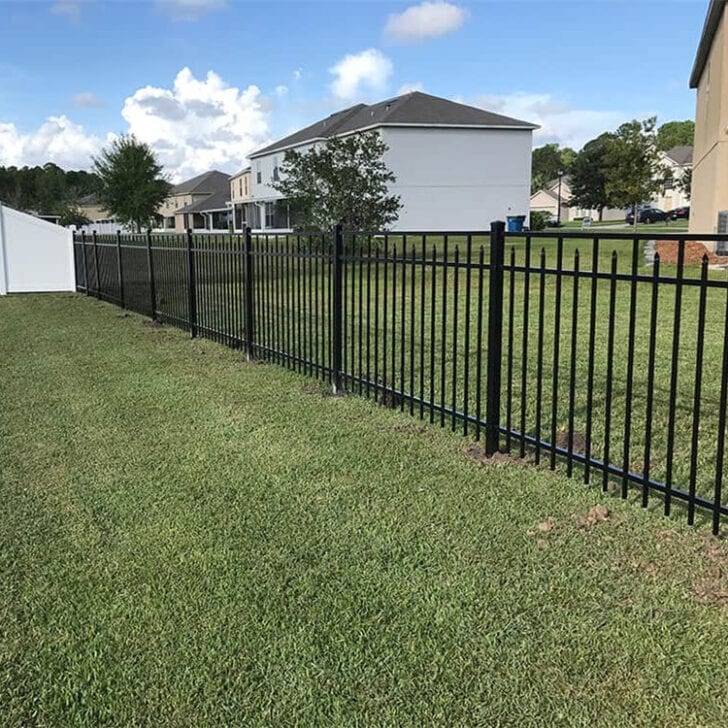 5FT Tall Flat Top with Spears Claremont Walk Gate - 4FT Wide