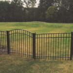 4FT Tall Flat Top Bellhaven Walk Gate ARCHED - 5FT Wide