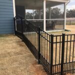 5FT Tall Flat Top Bellhaven Puppy Picket Walk Gate - 5FT wide