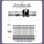 4FT Tall Flat Top Bellhaven Panel - Puppy Picket