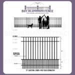 5FT Tall Flat Top Bellhaven Panel - Puppy Picket