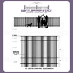 5FT Tall Flat Top Bellhaven Panels - Double Picket