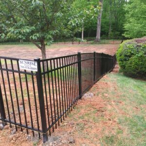200FT 4FT Tall Flat Top Aluminum Fence Package